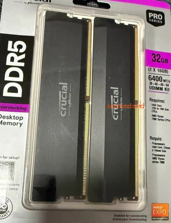 Ddr5 16Gb 6000Mhz - 32GB DDR5 6000MHz RAM-kit, 16GB×2 desktop-gaminggeheugen,