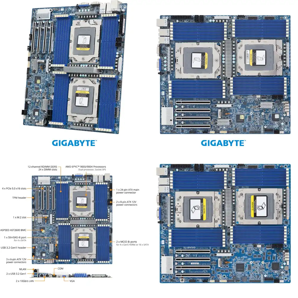 Ddr5 Memory - MZ73-LM2 voor EPYC 9005 9004 Server