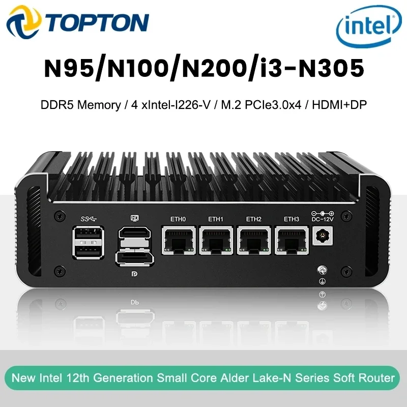 12e generatie firewall mini-pc - Ddr5 4800Mhz recensie en prijs