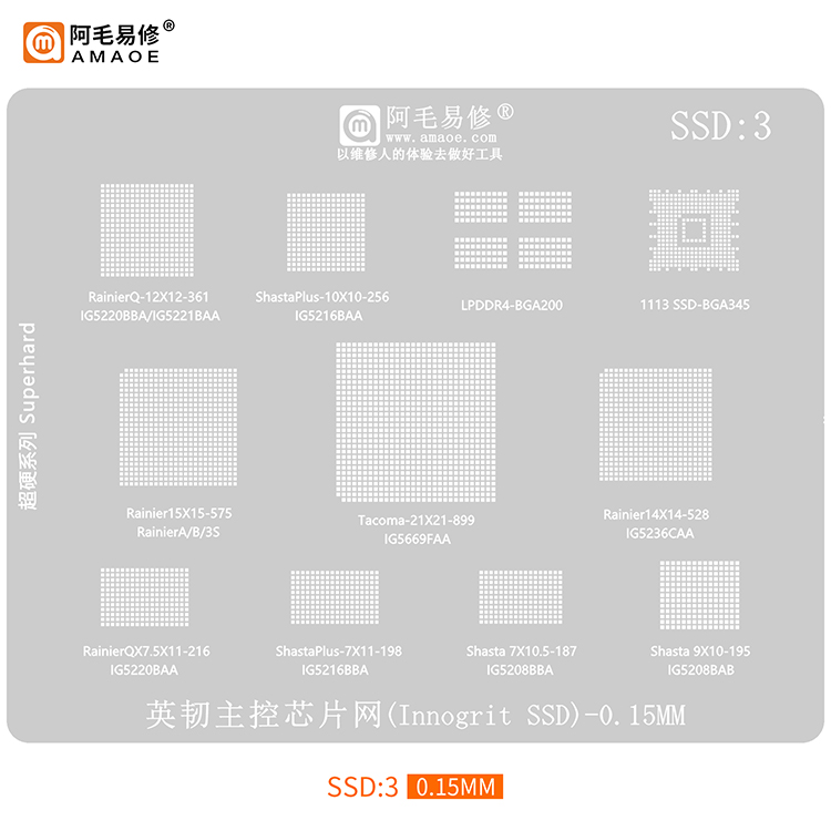 Bga reballing stencil voor ssd - Ddr5 Kit recensie en prijs