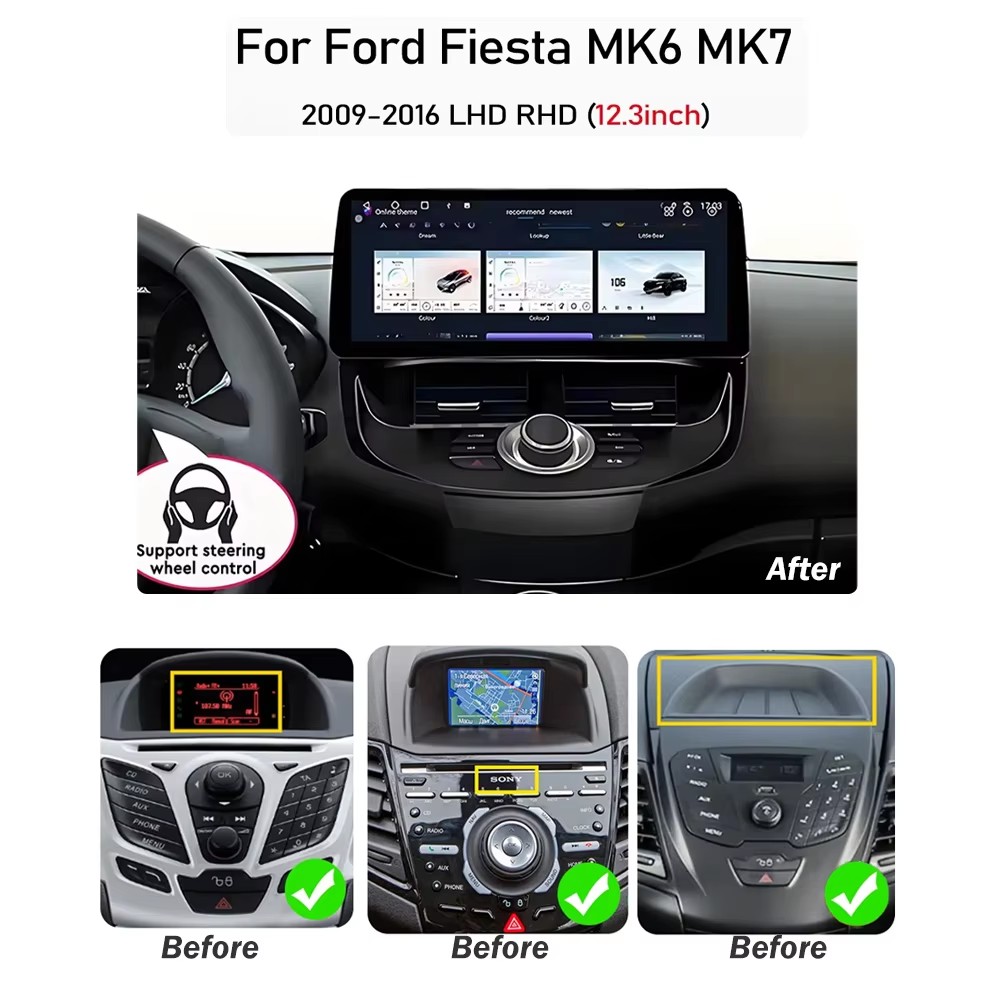 12,3-inch-voor-Ford-Fiesta-MK6 - Ddr5 8Gb recensie en prijs