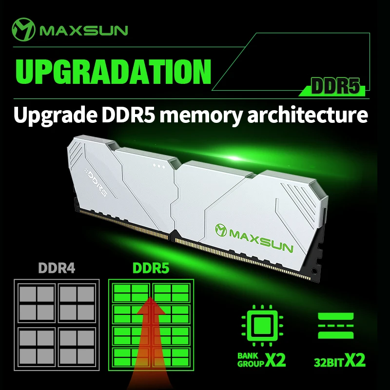 MAXSUN Heatsink Memoria RAM DD - Ddr5 16Gb 6000Mhz recensie en prijs