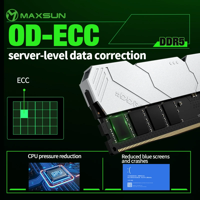 MAXSUN Heatsink Memoria RAM DD - Ddr5 16Gb 6000Mhz recensie en prijs