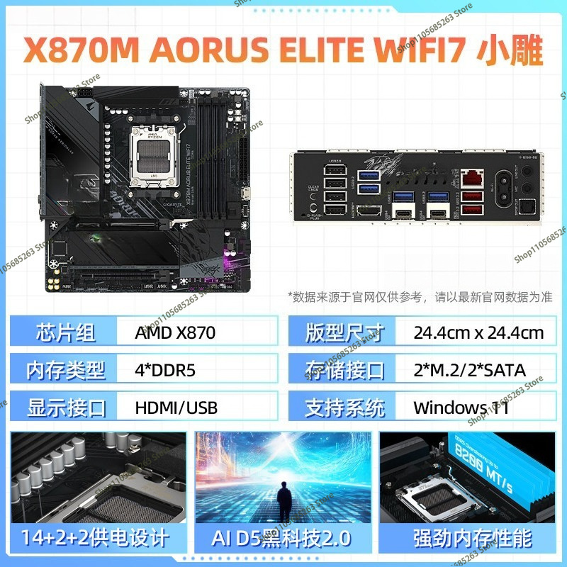 AM5 moederbord ATX Wit IJs Scu - Ddr5 Memory recensie en prijs