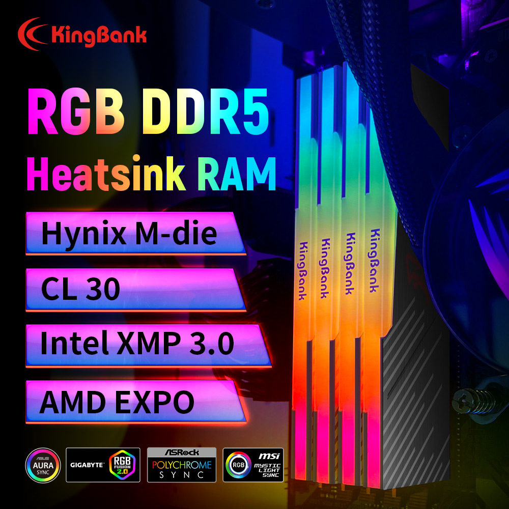 KingBank KRRB DDR5 RGB SoarBla - Ddr5 16Gb 6000Mhz recensie en prijs