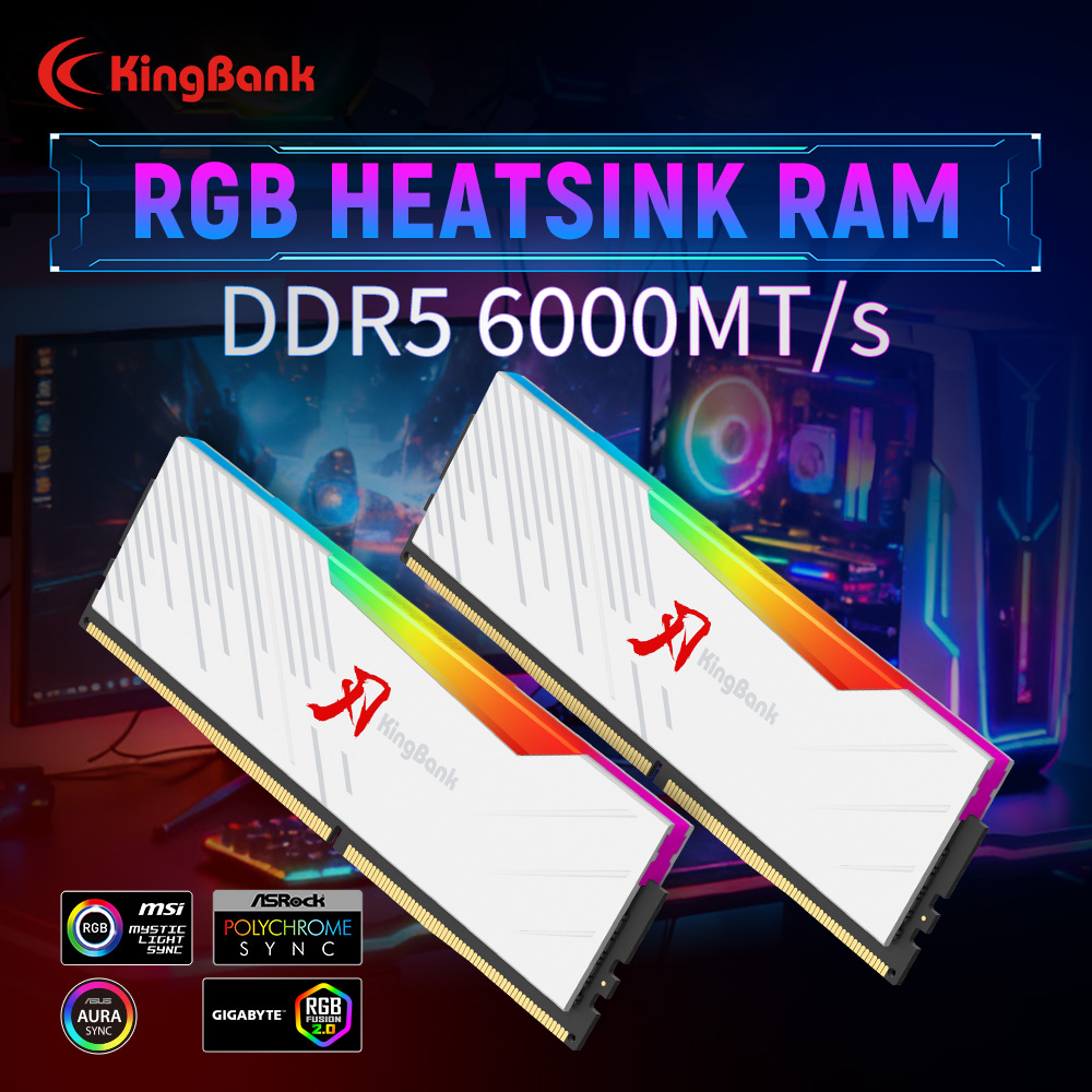 KINGBANK KRRW DDR5 RGB RAM 16G - Ddr5 16Gb 6000Mhz recensie en prijs