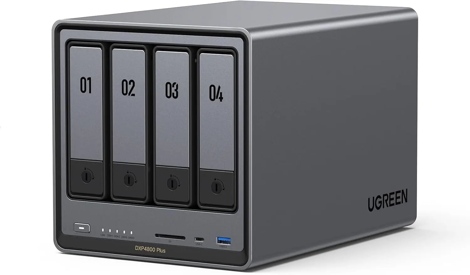 UGREEN NAS DXP4800 Plus 4-Bay  - Ddr5 8Gb recensie en prijs