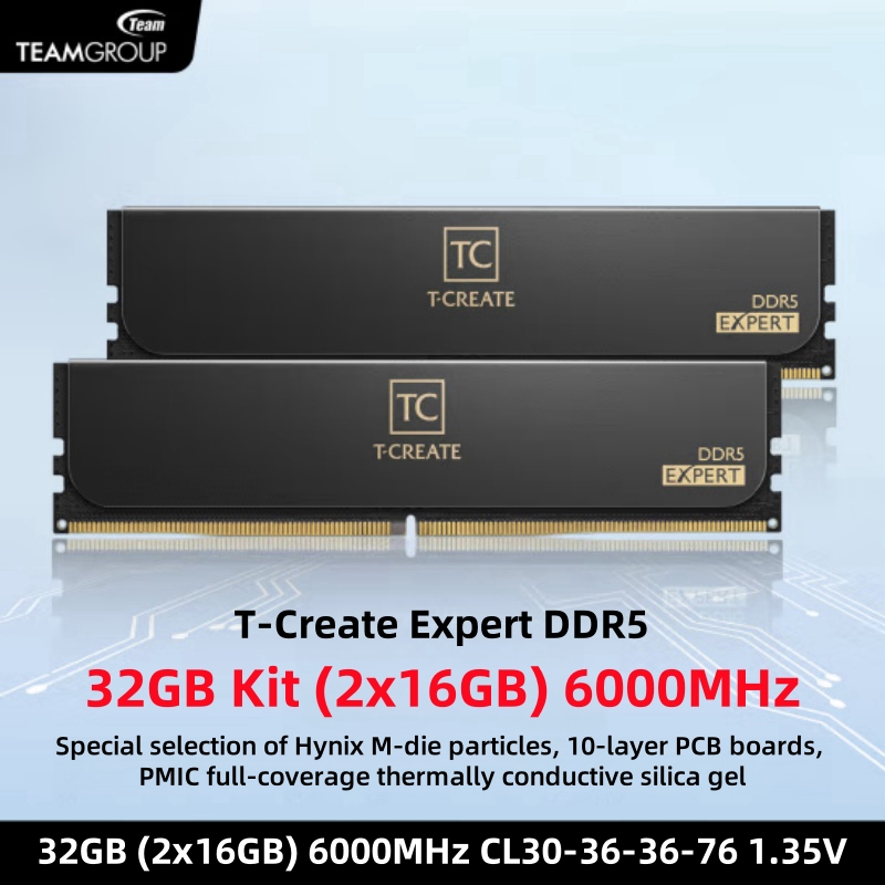 TEAMGROUP T-Create Expert CL30 - Ddr5 Ram recensie en prijs