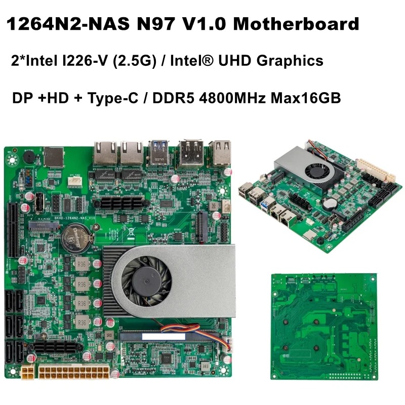 2*Intel I226 V 2.5G 1264N2 NAS - Ddr5 4800Mhz recensie en prijs