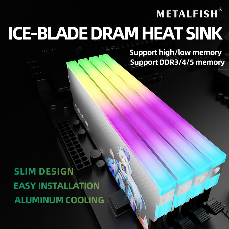 METALFISH DRAM Heatsink 5V-3PI - Ddr5 Ram recensie en prijs