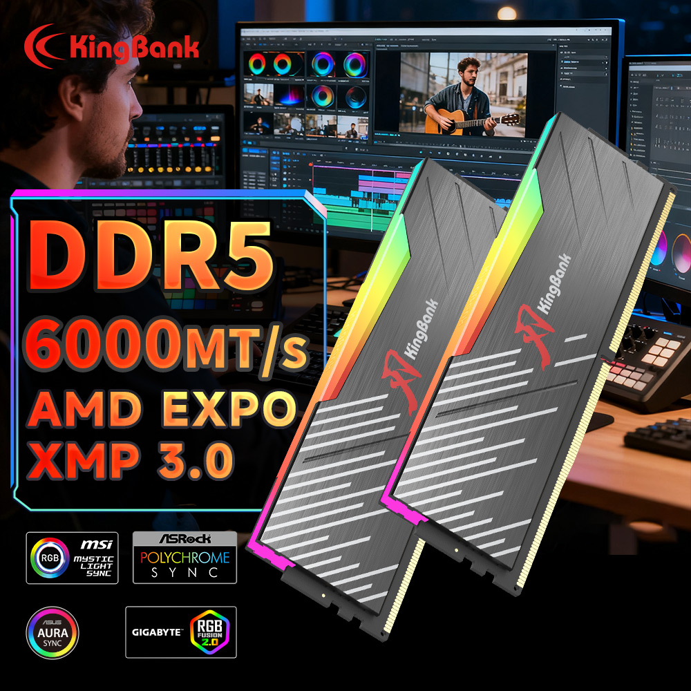 KingBank KRRB DDR5 RGB 16GB /1 - Ddr5 16Gb 6000Mhz recensie en prijs