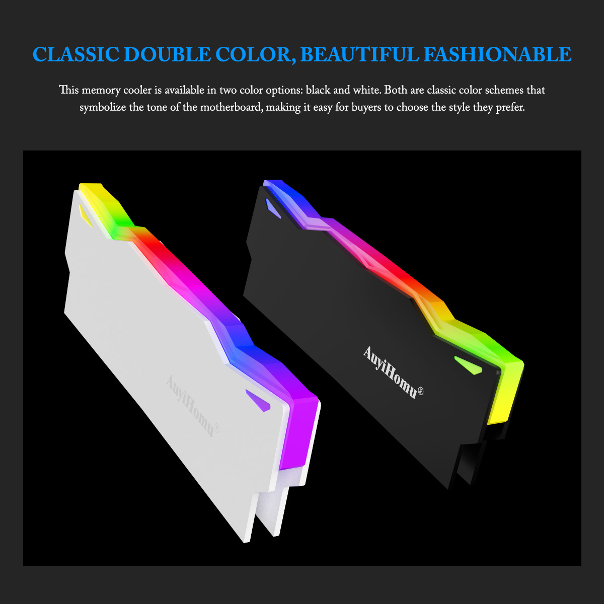 AuyiHomu RGB-koellichaam, 5V 3 - Ddr5 Ram recensie en prijs